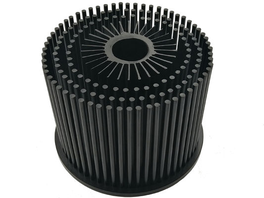 110x80mm Pin Fin Forged Heat Sink การรักษาพื้นผิวอโนไดซ์