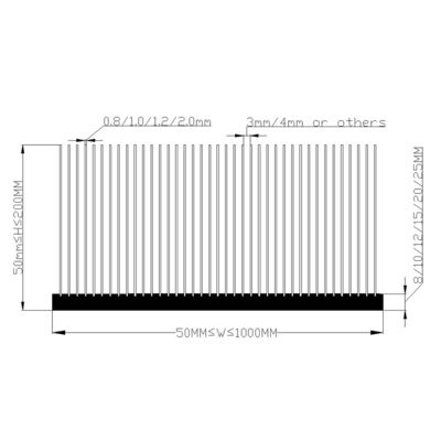 Silver Antirust Water Cooled Aluminium Heat Sink อเนกประสงค์