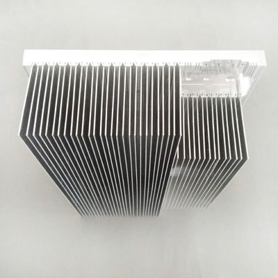Bonded Fin Electronic Heat Sink สี่เหลี่ยมผืนผ้าวัสดุอลูมิเนียม