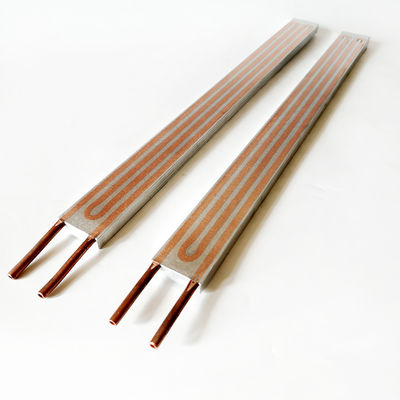แผ่นระบายความร้อนหม้อน้ำ 40x480x12mm พร้อมท่อคูเปอร์ฝังตัว