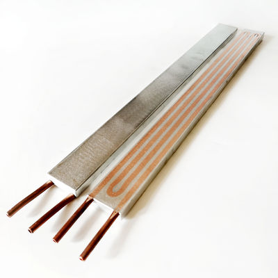 แผ่นระบายความร้อนหม้อน้ำ 40x480x12mm พร้อมท่อคูเปอร์ฝังตัว